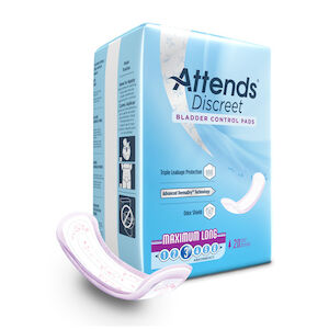 BC PAD ATTENDS DISCREET MAX LONG 20/BG